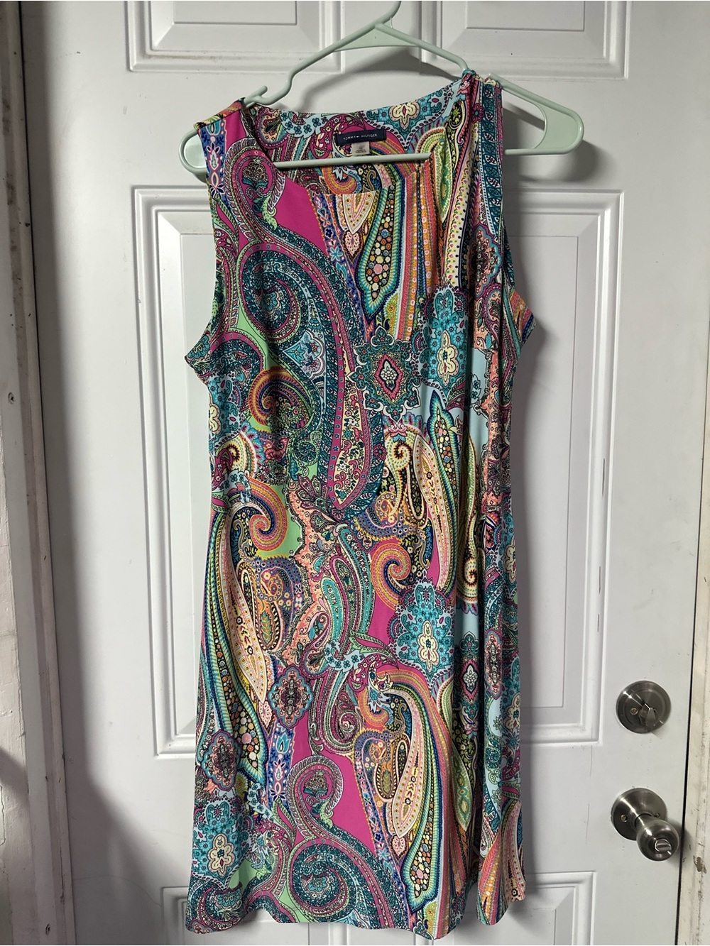 Tommy Hilfiger Multicolor Paisley Sleeveless Mini Dress